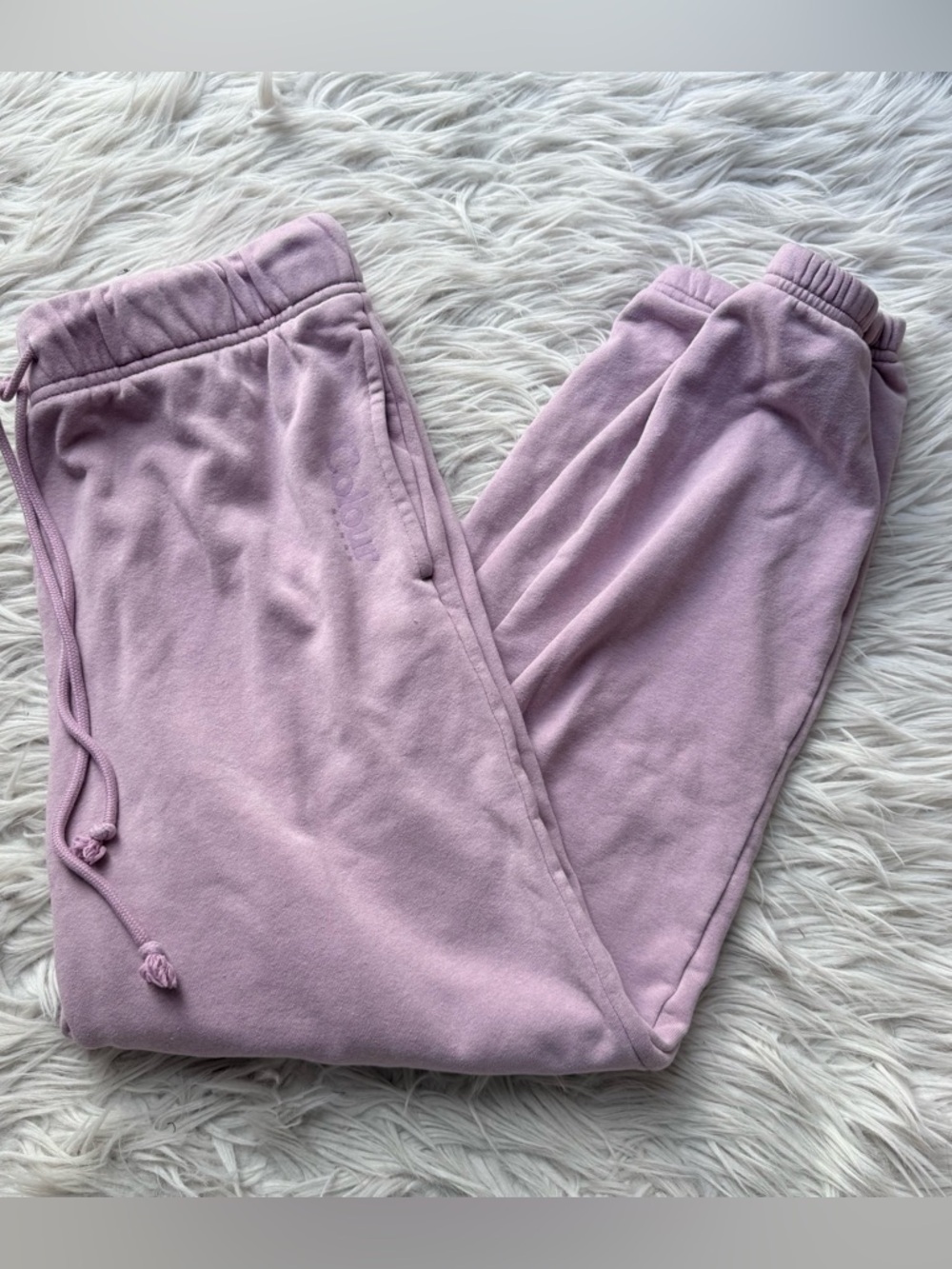 Colour Brand PacSun Unisex Soft Relaxed Slouchy Fit Sweatpants Lilac Size M